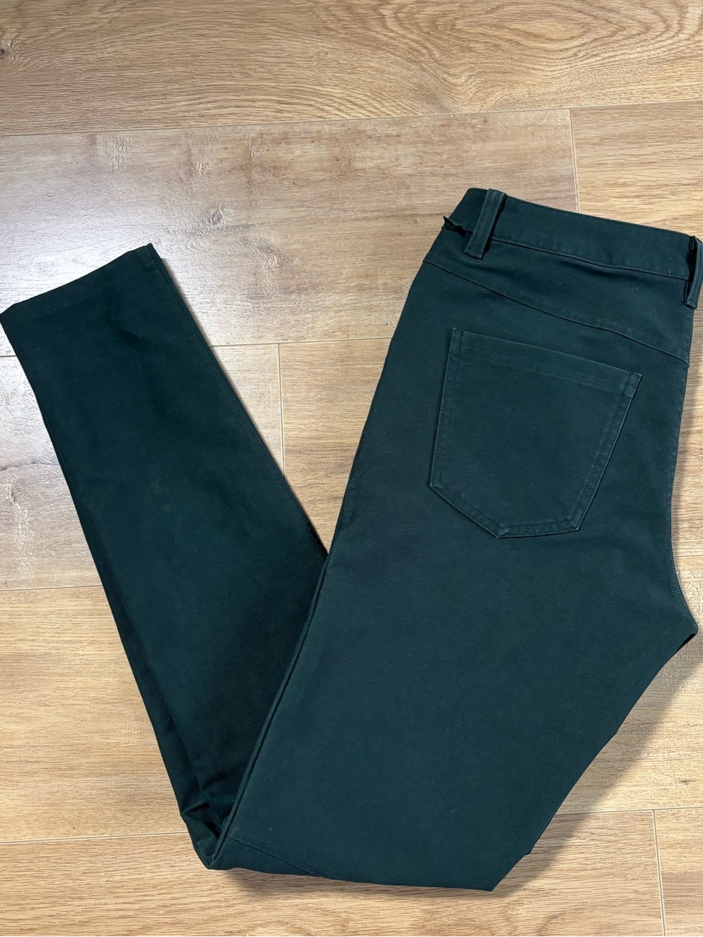 Lululemon ABC Skinny Pant 31 Dark Olive Reflective Cuff Stretch 5 Pocket - Picture 4 of 16